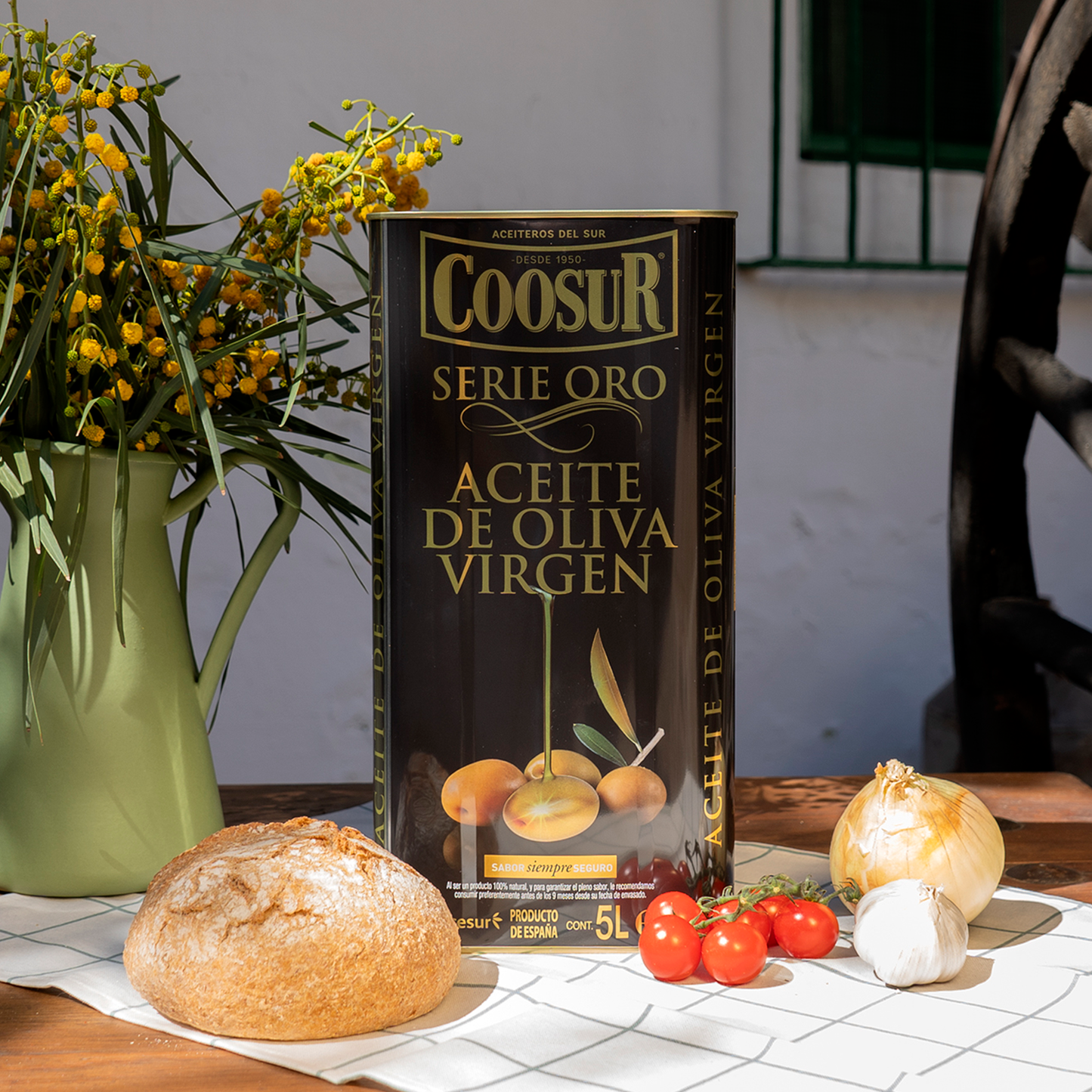 Aceite de Oliva Virgen Serie Oro en Lata 5L