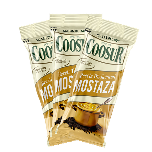 Caja de 250 Monodosis de Mostaza 5 gramos