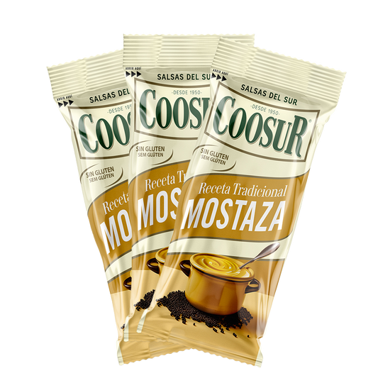 Caja de 250 Monodosis de Mostaza 5 gramos
