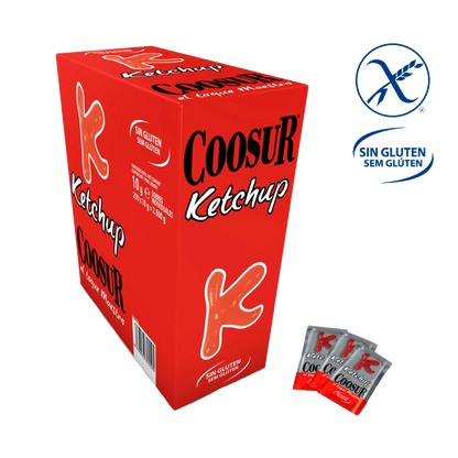 Caja de 250 Monodosis de Kétchup 10 gramos